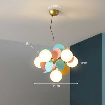 Artistic LED Chandelier | Colorful Branch Design with Energy-Efficient Lighting | Modern Ceiling Fixture for Elegant Interiors 0