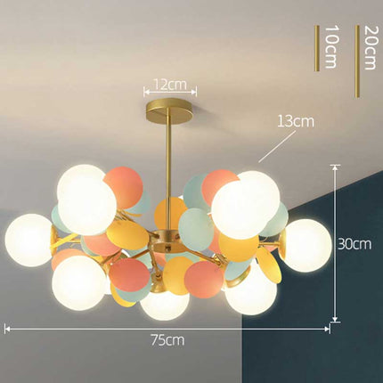 Artistic LED Chandelier | Colorful Branch Design with Energy-Efficient Lighting | Modern Ceiling Fixture for Elegant Interiors 4
