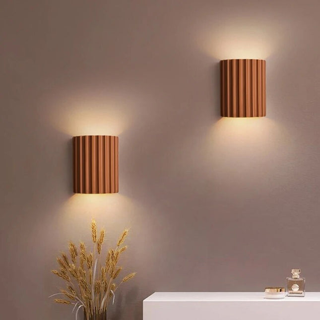 Artistic LED Wall Light | Unique Resin Sconce with Eco-Friendly Illumination for Modern Spaces 0
