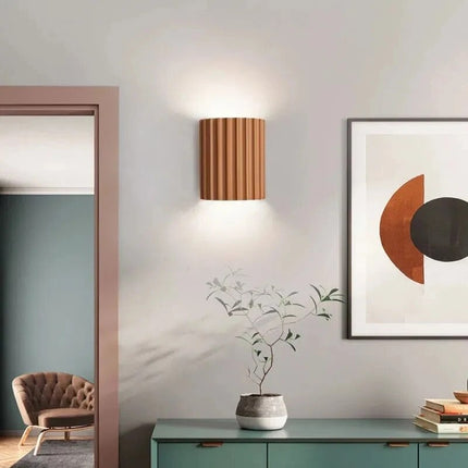 Artistic LED Wall Light | Unique Resin Sconce with Eco-Friendly Illumination for Modern Spaces 3