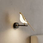 Artistic LED Wall Sconce with Bird Design for Elegant Home Decor 0