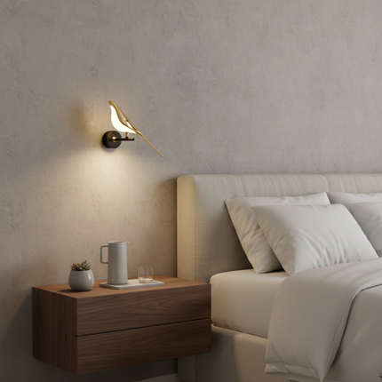 Artistic LED Wall Sconce with Bird Design for Elegant Home Decor 2