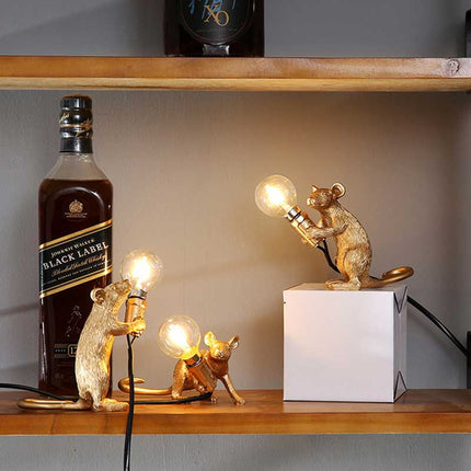 Artistic Mouse Shape Table Lamp with Whimsical Design | Unique Lighting for Creative Spaces 1