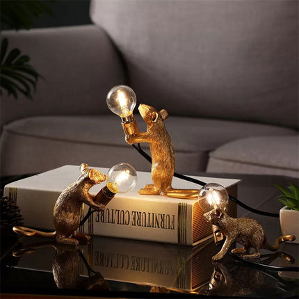 Artistic Mouse Shape Table Lamp with Whimsical Design | Unique Lighting for Creative Spaces 2