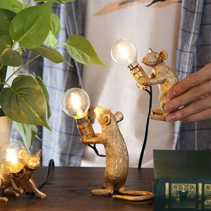 Artistic Mouse Shape Table Lamp with Whimsical Design | Unique Lighting for Creative Spaces 3