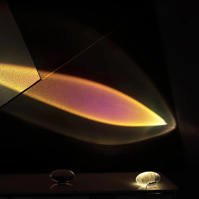 Artistic Table Lamp | Eye-Shaped Projection with Adjustable LED Colors | Modern Design for Captivating Ambiance 1