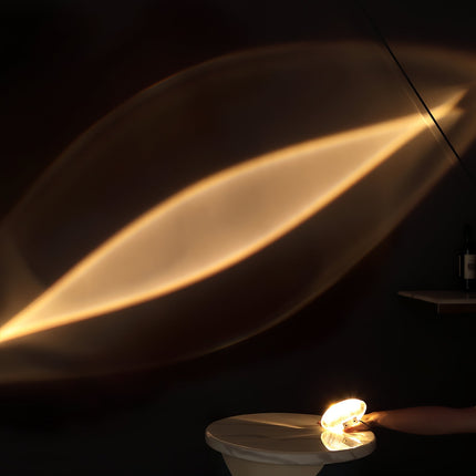 Artistic Table Lamp | Eye-Shaped Projection with Adjustable LED Colors | Modern Design for Captivating Ambiance 3