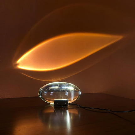 Artistic Table Lamp | Eye-Shaped Projection with Adjustable LED Colors | Modern Design for Captivating Ambiance 4