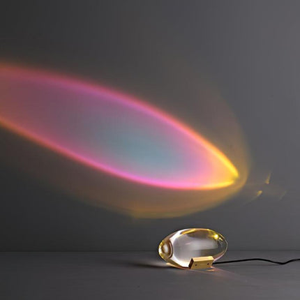 Artistic Table Lamp | Eye-Shaped Projection with Adjustable LED Colors | Modern Design for Captivating Ambiance 6