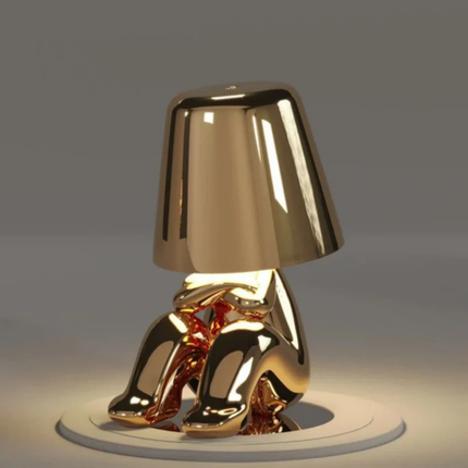 Artistic Touch-Control Table Lamp | Cordless & Dimmable Resin Design for Whimsical Home Decor 17