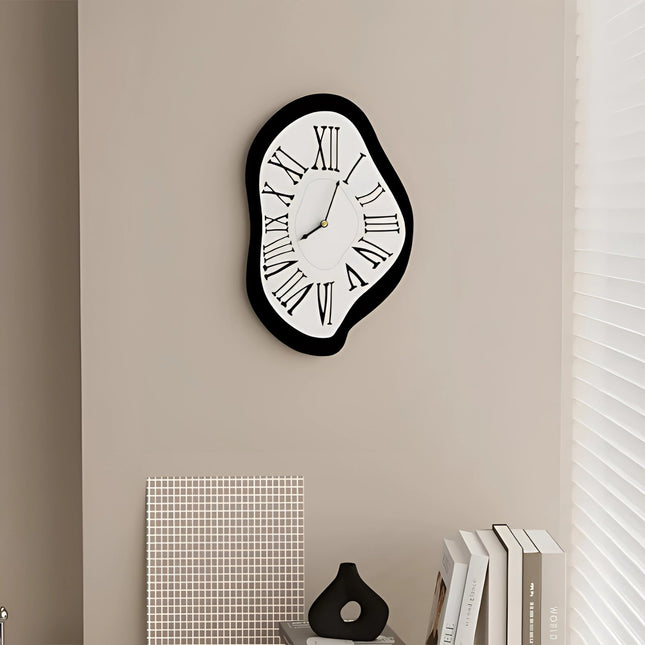 Artistic Wall Clock | Surreal Melting Design with High-Quality Metal | Unique Decor for Captivating Spaces 0