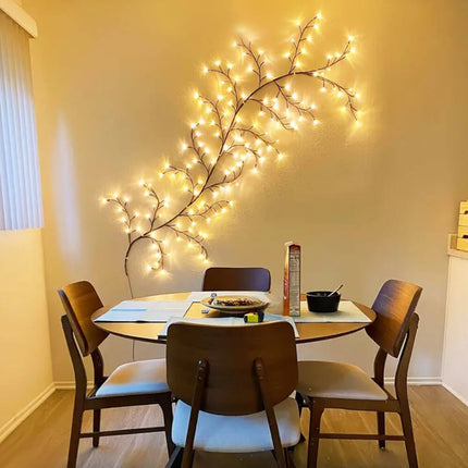 Artistic Willow Branch Lights | Bendable LED Decorative Lighting with Warm Glow | Cozy Ambiance for Home Decor 3