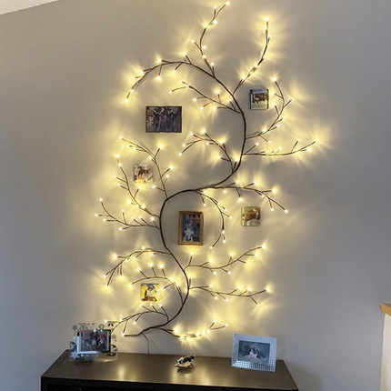Artistic Willow Branch Lights | Bendable LED Decorative Lighting with Warm Glow | Cozy Ambiance for Home Decor 5