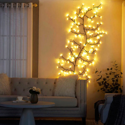 Artistic Willow Branch Lights | Bendable LED Decorative Lighting with Warm Glow | Cozy Ambiance for Home Decor 7