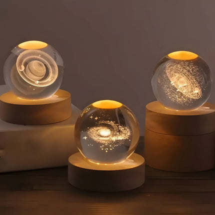 Crystal Touch Lamp, 3D Moon Lamp – image 8