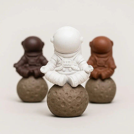 Astronaut Tea Pet, Zisha Purple Clay Tea Pet Ornament – image 8