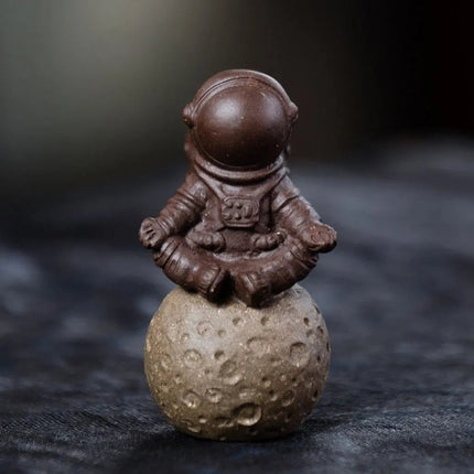 Astronaut Tea Pet, Mini Figurine for Tea Table and Desk Decor – image 5