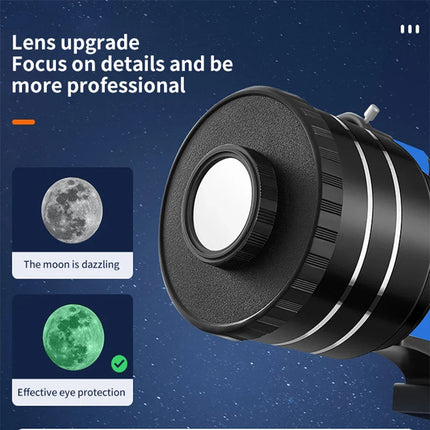 Astronomical Telescope | 150X HD Magnification with Night Vision | Portable Star and Moon Viewing Scope 5