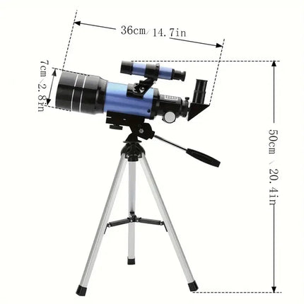 Astronomical Telescope | 150X HD Magnification with Night Vision | Portable Star and Moon Viewing Scope 6
