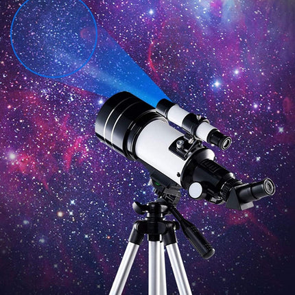 Astronomical Telescope | 70mm Refractor with Adjustable Tripod & Smartphone Adapter | Perfect for Stargazing and Kids 1