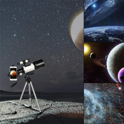 Astronomical Telescope | 70mm Refractor with Adjustable Tripod & Smartphone Adapter | Perfect for Stargazing and Kids 2