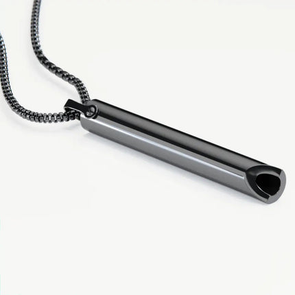 Breathing Pendant Necklace, Quit Smoking Aid for Stress Relief