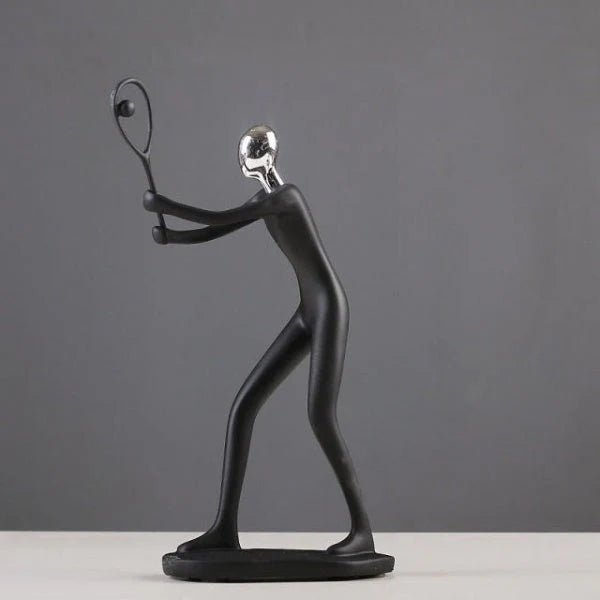 Athletic Artistry | Handcrafted Resin Sports Sculptures with Elegant Design | Unique Decor for Sports Enthusiasts 1