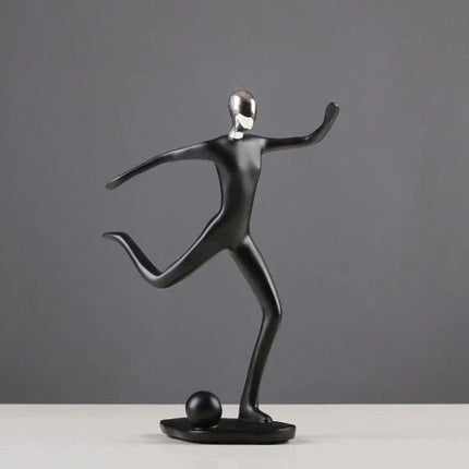 Athletic Artistry | Handcrafted Resin Sports Sculptures with Elegant Design | Unique Decor for Sports Enthusiasts 3