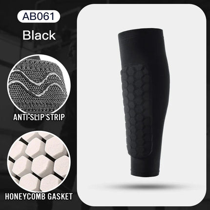 Athletic Gear | Soccer Shin Guard Sleeves with Shockproof Padding | Lightweight Compression Fit for Ultimate Protection 8