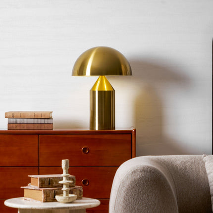Modern Table Lamp in Metal, Sculptural Desk Lamp with Inline Switch – image 100