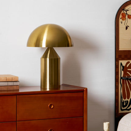 Modern Table Lamp in Metal, Sculptural Desk Lamp with Inline Switch – image 98