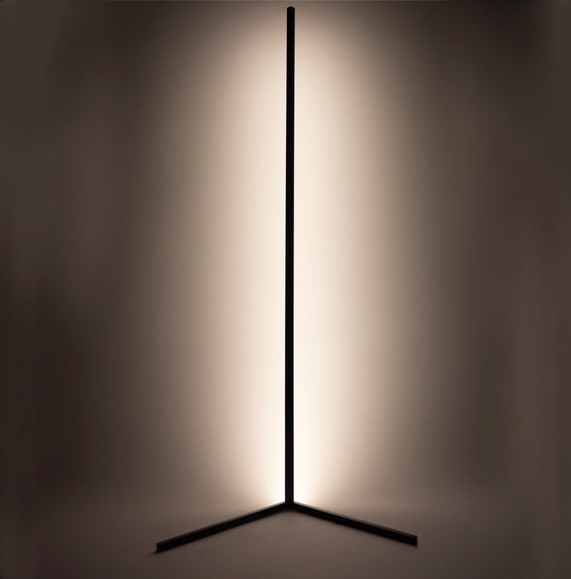 AuraEdge | Corner Floor Lamp with Adjustable RGB & White Light | Space-Saving Design for Versatile Ambiance 0
