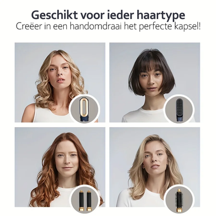 AuraStyle | 5-in-1 Ionic Hair Styling Tool with Interchangeable Heads | Versatile Solution for Effortless Styling 2