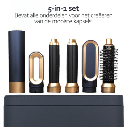 AuraStyle | 5-in-1 Ionic Hair Styling Tool with Interchangeable Heads | Versatile Solution for Effortless Styling 6