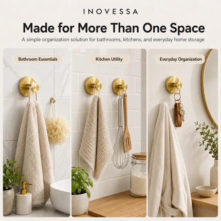 Bathroom Towel Hooks for Tiles and Mirrors – image 6