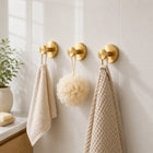 Suction Cup Hooks, Stainless Steel Suction Hooks 3 Pack, Bathroom Towel Hooks for Tiles and Mirrors