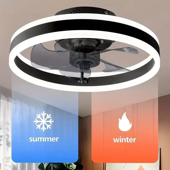 Aura | Modern Ceiling Fan Light with Whisper-Quiet Motor | Stylish Illumination for Comfort 0