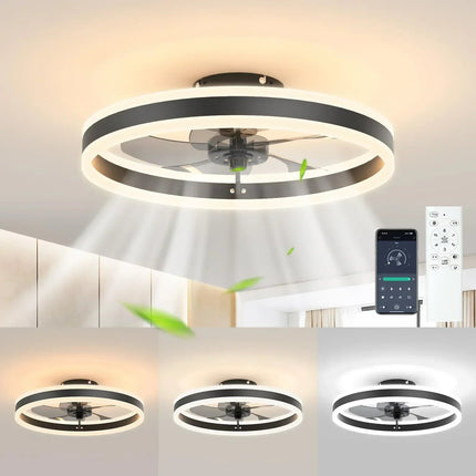 Aura | Modern Ceiling Fan Light with Whisper-Quiet Motor | Stylish Illumination for Comfort 3