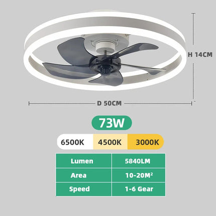 Aura | Modern Ceiling Fan Light with Whisper-Quiet Motor | Stylish Illumination for Comfort 4