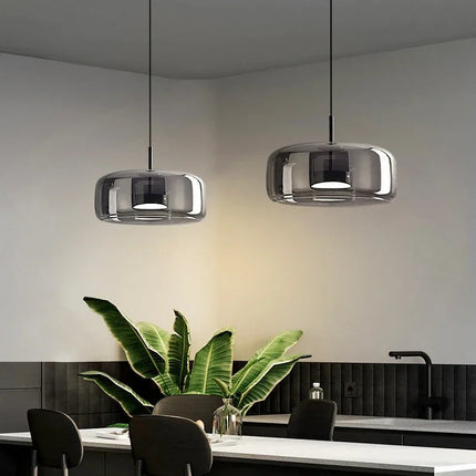 Aurea | Modern Chandelier Light with Dimmable LED | Elegant Glass Design for Cozy Living Spaces 1