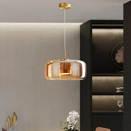 Aurea | Modern Chandelier Light with Dimmable LED | Elegant Glass Design for Cozy Living Spaces 2