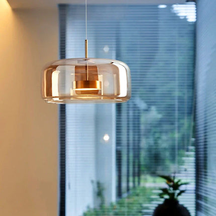 Aurea | Modern Chandelier Light with Dimmable LED | Elegant Glass Design for Cozy Living Spaces 4