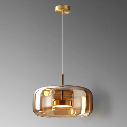Aurea | Modern Chandelier Light with Dimmable LED | Elegant Glass Design for Cozy Living Spaces 6