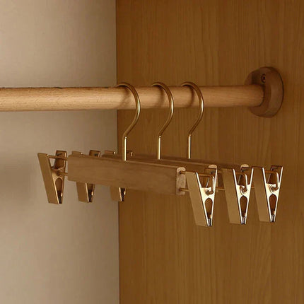Aurelia Wooden Hangers | Premium Camphor Wood, Wide Shoulder Design 0