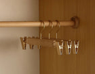 Aurelia Wooden Hangers | Premium Camphor Wood, Wide Shoulder Design 0