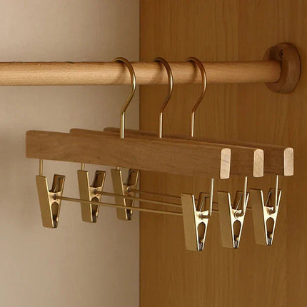 Aurelia Wooden Hangers | Premium Camphor Wood, Wide Shoulder Design 4