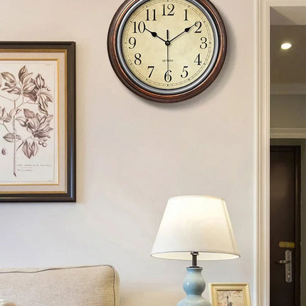 Aurelix Wall Clock | Silent Wooden Kitchen Clock Decor 2