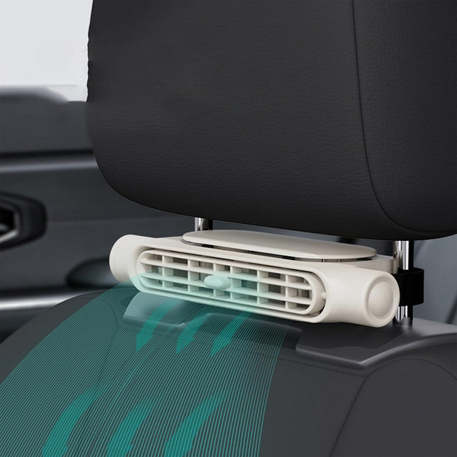 AutoBreeze | USB Car Cooling Fan with 3 Adjustable Speeds | Bladeless Design for Safe Airflow 0