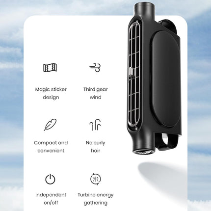 AutoBreeze | USB Car Cooling Fan with 3 Adjustable Speeds | Bladeless Design for Safe Airflow 5