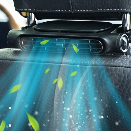 AutoBreeze | USB Car Cooling Fan with 3 Adjustable Speeds | Bladeless Design for Safe Airflow 9